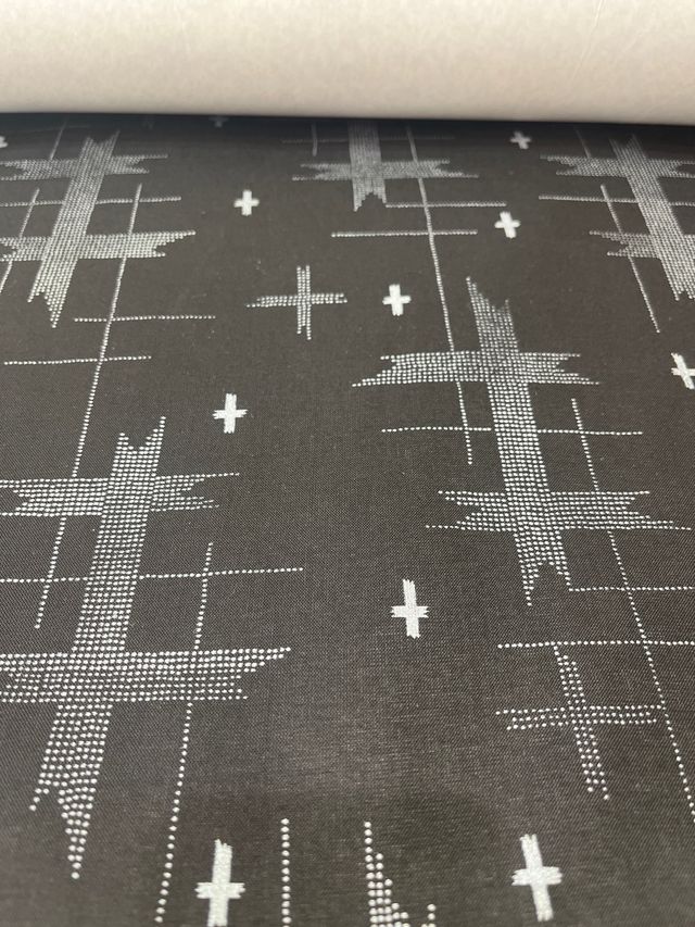 Tela de encuadernación estampada