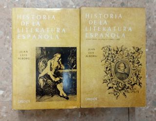 2 Volúmenes Historia de la Literatura Española..