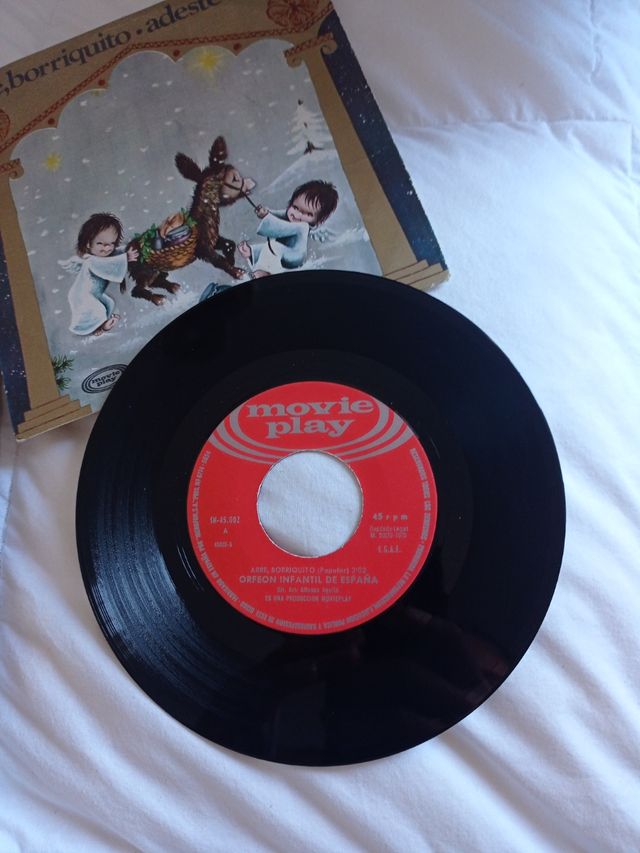 Disco de vinilo villancicos.