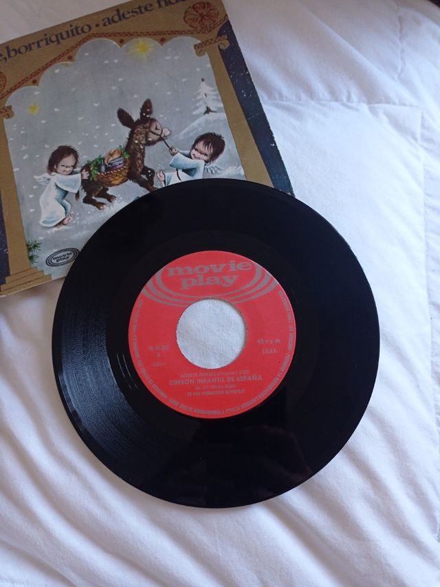 Disco de vinilo villancicos.