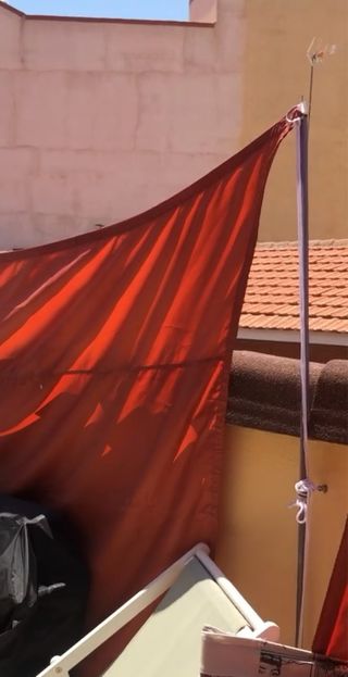 Mastil toldo par