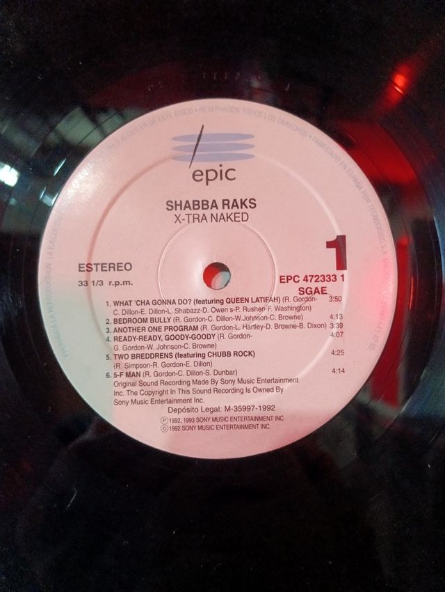 Vinilo Shabba Ranks
