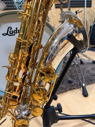 Saxo tenor BS tudel y campana de Plata
