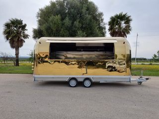 Remolque food truck 5800 acero inox. Gold