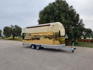 Remolque food truck 5800 acero inox. Gold