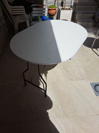 MESA AUXILIAR MADERA PATs hierro