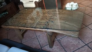 Vendo mesa artesanal.