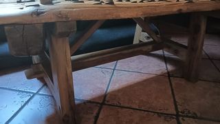 Vendo mesa artesanal.
