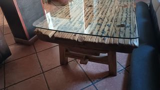 Vendo mesa artesanal.