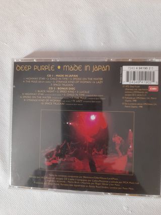 Colección de CDs de música Rock