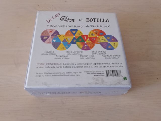 JUEGO GIRA LA BOTELLA PRECINTADO SERIE DE LUJO