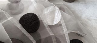 Visillos cortinas transparentes