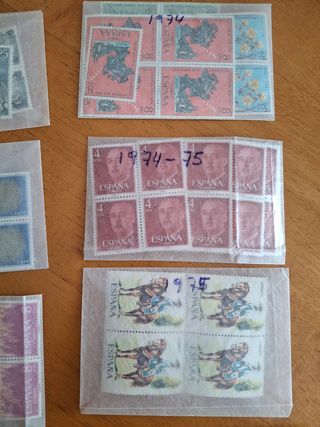 Lote sellos nuevos antiguos