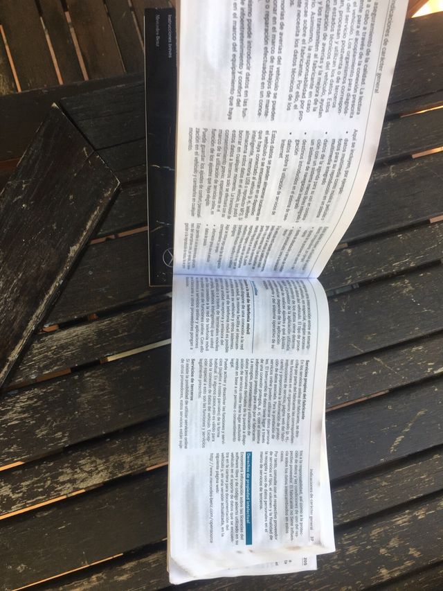 Libro de servicio mercedes w205 clase c