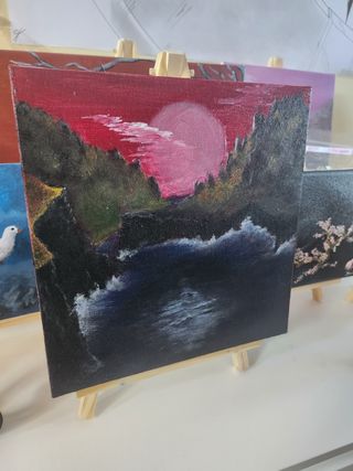 Quadro su tela in acrilico