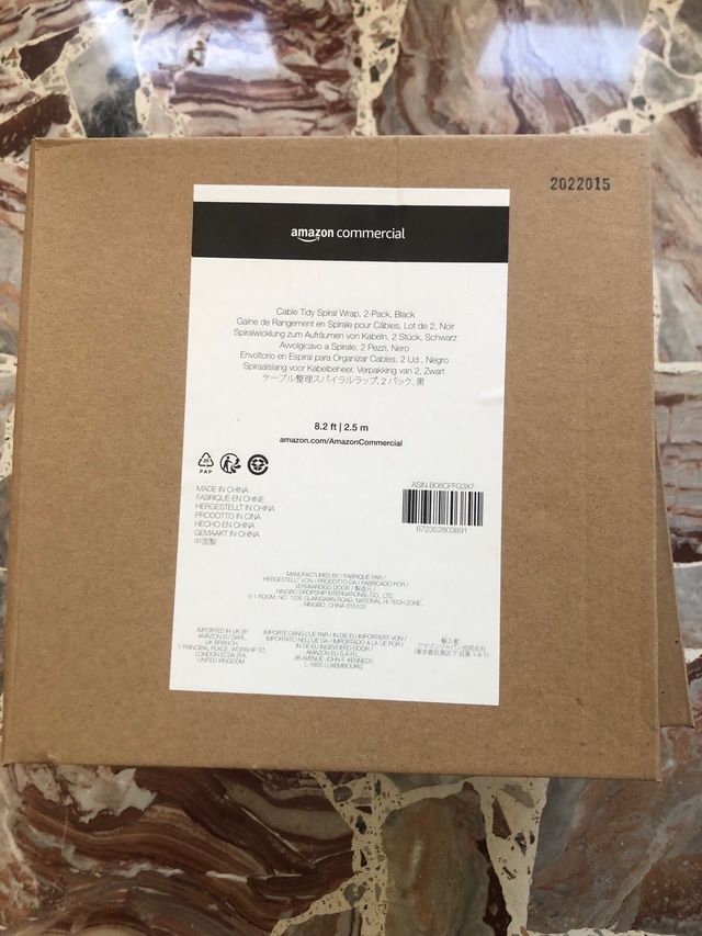 Avvolgi Cavo a Spirale 2 pz da 25m Nero