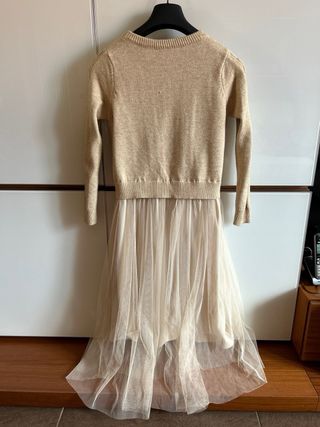 Vestito con gonna tulle