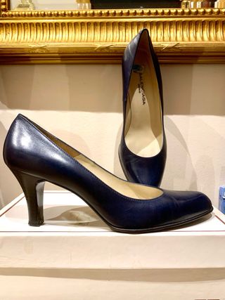 Zapatos de tacón 39 Balenciaga azul marino
