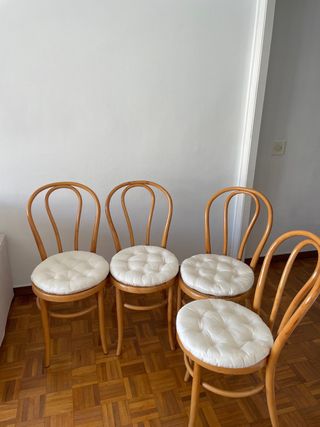 4 Sillas tipo Thonet