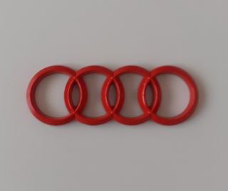 AUDI - S - Logo volante ROJO 
