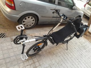 Bicicleta reclinada(recumbent)+kit motor eléctrico