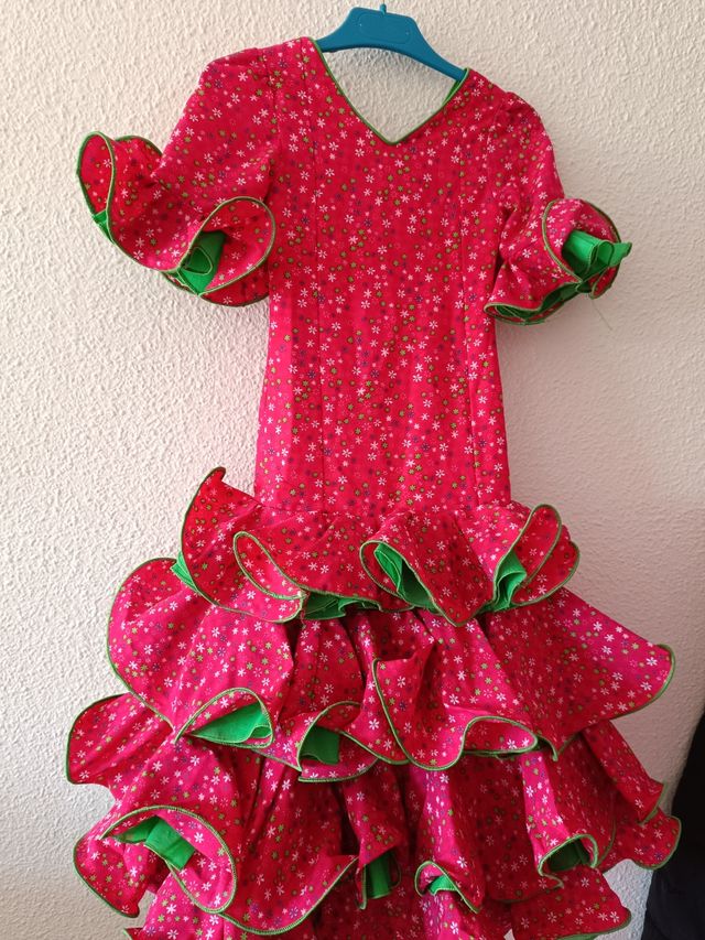Vestido de flamenca niña