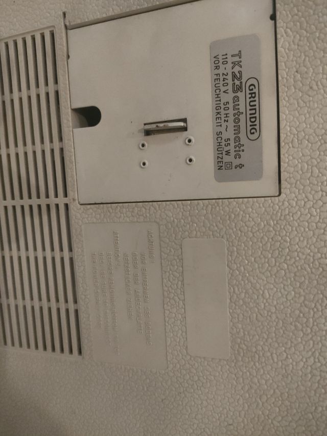 Magnetófono grudig tk 23