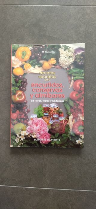 Lote 4 LIBROS CONSERVAR ALIMENTOS