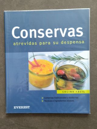 Lote 4 LIBROS CONSERVAR ALIMENTOS