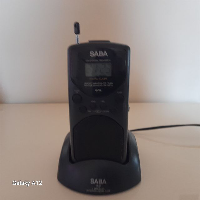 Radio AM FM Vintage Anni 90 Saba CR 185 Con Base