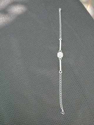 Pulsera en plata 925 con moissanita