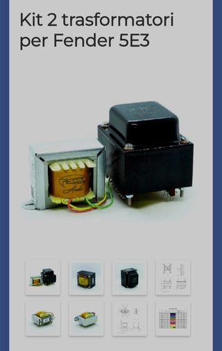 Fender 5E3 kit trasformatori