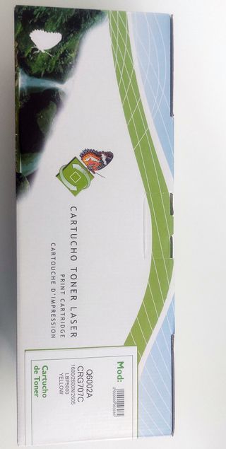 Cartucho toner amarillo para impresora HP