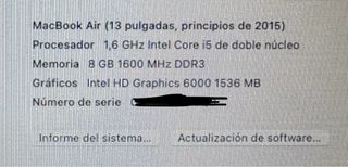 MacBook Air 13” 2015