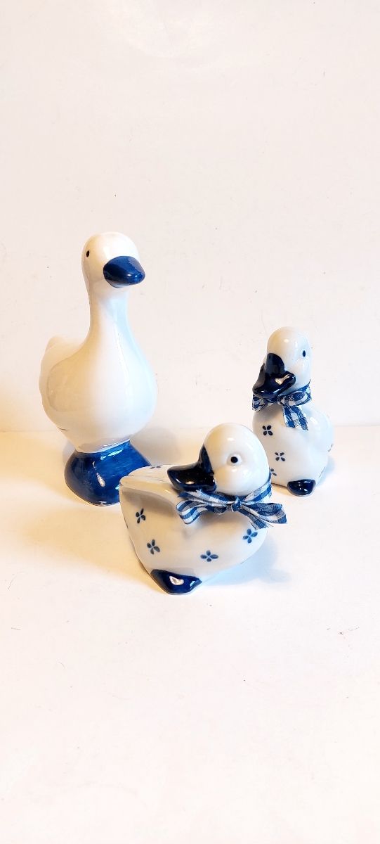 Set 3 papere in porcellana