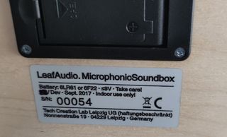 Leaf Audio Microphonic Soundbox
