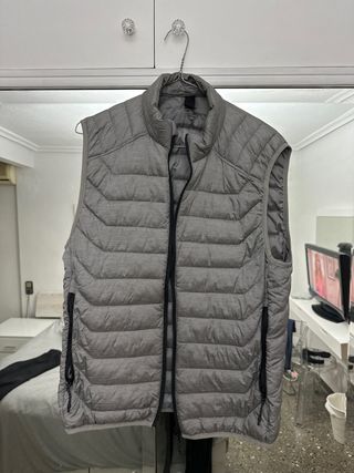 Chaleco ligero gris vestir