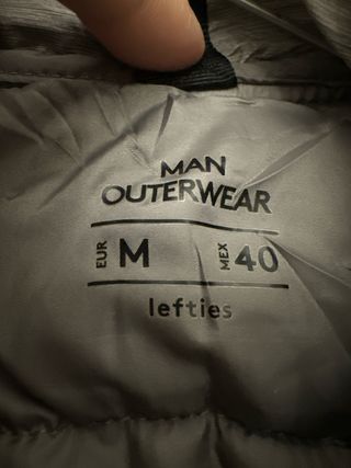 Chaleco ligero gris vestir