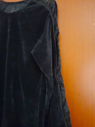 Pigiama in velluto nero