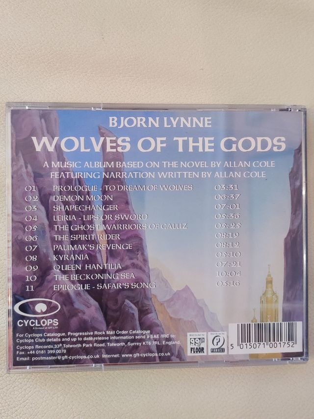 CD Bjorn Lynne. Wolves Of The Gods