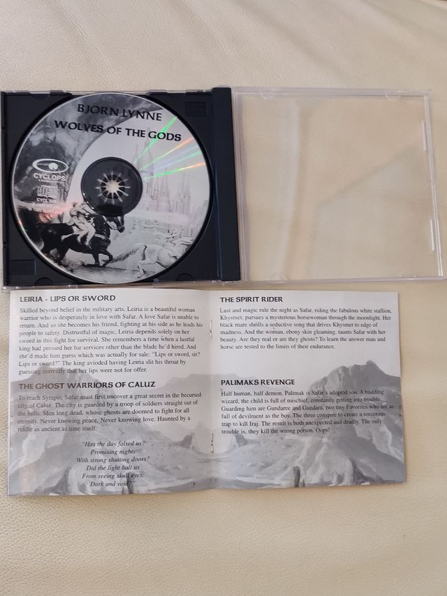 CD Bjorn Lynne. Wolves Of The Gods