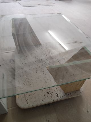 Mesa cristal travertino