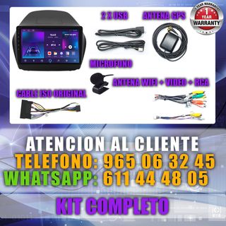 PANTALLA GPS HYUNDAI TUCSON IX35 2009-2015 