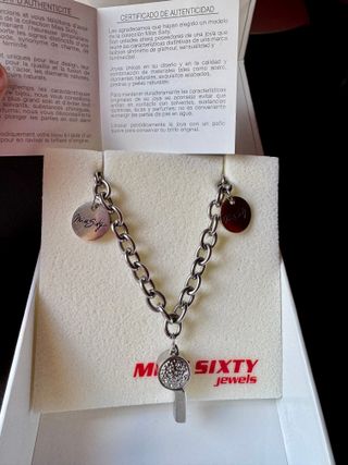 Pulsera Miss Sixty de Acero con Charms