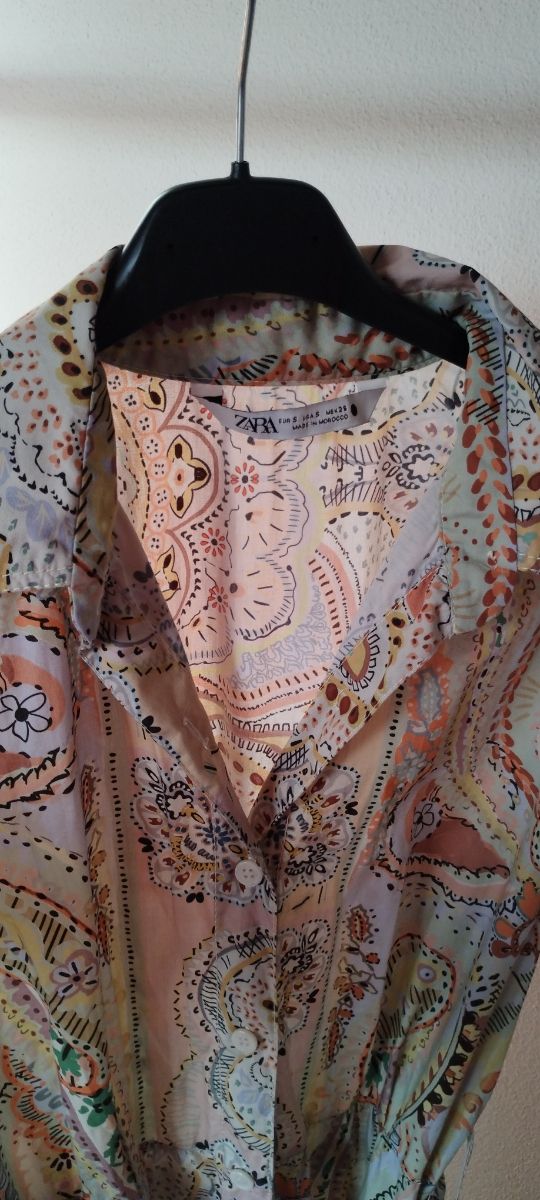 Abito lungo chemisier Zara