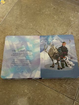 Libro puzzle Frozen