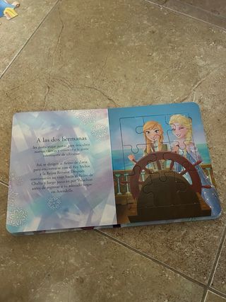 Libro puzzle Frozen