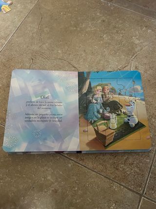Libro puzzle Frozen