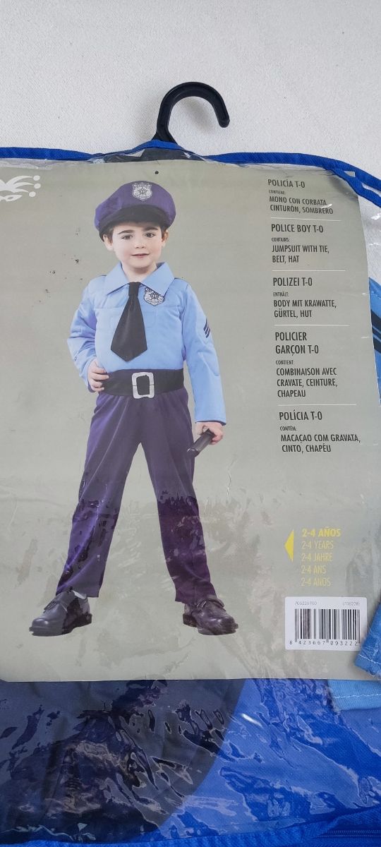 Disfraz de policía niño