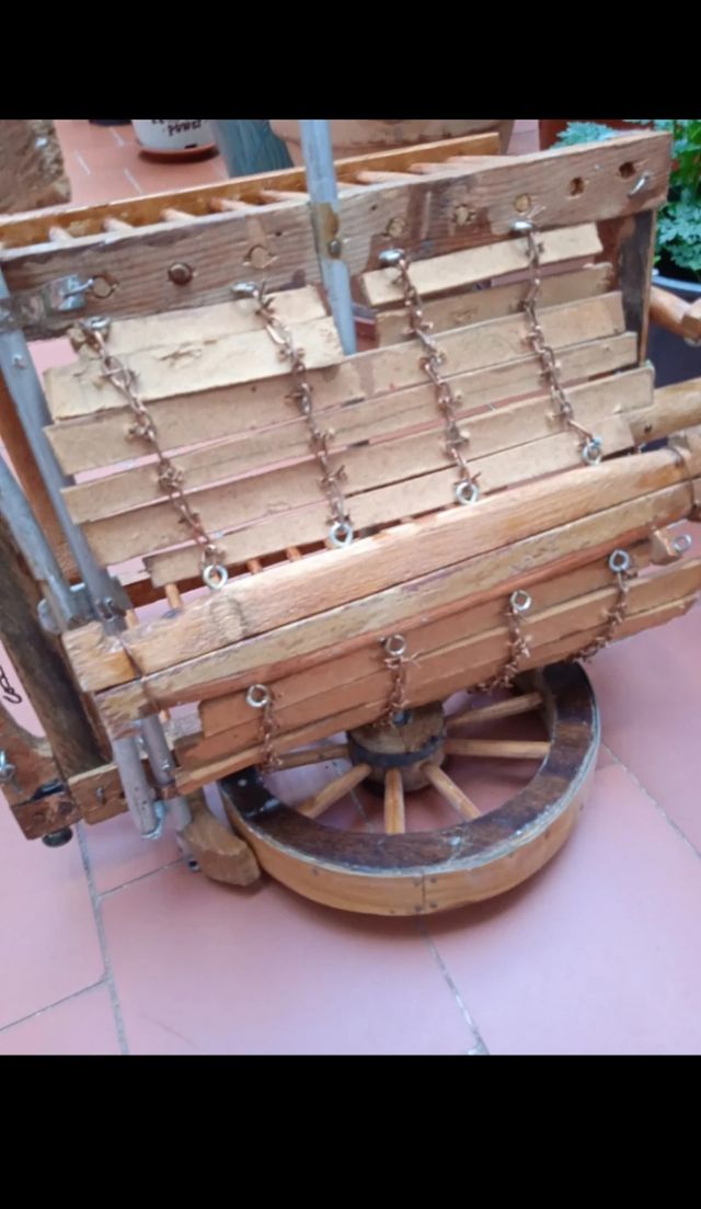 SIGLO XVIII CARRO HECHO A MANO RELIQUIA ÚNICA